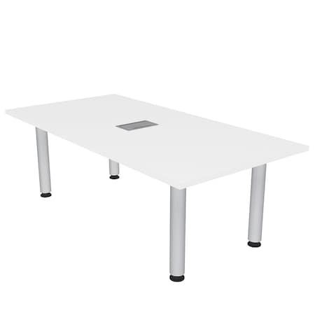 Skutchi Designs 35.5 in W, 59.5 in L, 29 in H, Engineered Wood Top, White H-REC-3660-PT-09-EL